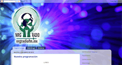 Desktop Screenshot of nrgradiofm.mx